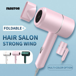 Portable hair dryer Quick drying No damage to hair Hot air cold air Blue light negative ion hair dryer Travel care