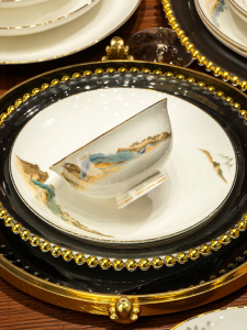 JINGDITAOCI | Elegant Luxury Ceramic Dining Set Jingdezhen