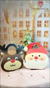 Giftbox Natal Karakter - Kotak Hampers Tentengan Christmas - GB122