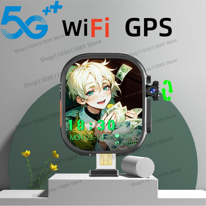 S10 Ultra Max Smartwatch 5G LTE Android 10.0 2.26'' Amoled Rotary Camera Video Call GPS WIFI App Download Smart Watch Men Women