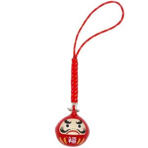 Japan JDM Lucky Keychain Bell Key Ring Fortune Cat Keyring Wealth Health Attraction Gift Shopping Bag Decoration Car Accessories