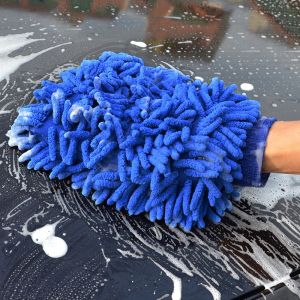 Găng tay rửa ô tô xe máy bao tay rửa xe san hô bao tay làm bằng sợi microfiber mềm mịn tạo nhiều bọt bộ dụng cụ rửa xe tại nhà