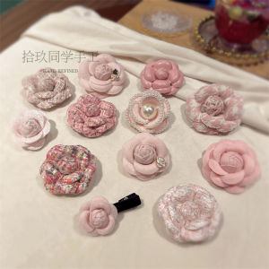 เข็มกลัดรูปดอกไม้ซันท้าวสีชมพูโรแมนติกสไตล์ย้อนยุค เครื่องประดับสำหรับผู้หญิง เครื่องประดับแฟชั่นสุดเก๋