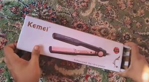 Kemei KM-470 Catok Rambut Lurus temperatur suhu ionic Elektric Straightener Profesional Kemei km 470