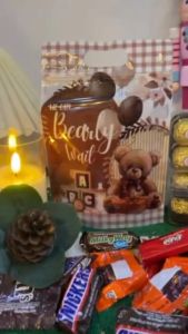 30pcs Teddy Bear Theme Lootbags Baby Shower Birthday Party Giveaways Ziplock Chipbags Cookie bags boho bear