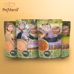 PetMarra Adult Dog Wet Food Pouch Chunks in Gravy Lamb and Vegetables 130g - PetMate