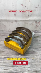 Birkens SBS-019 Kampas Rem Belakang Brake Shoe Baleno 17-On