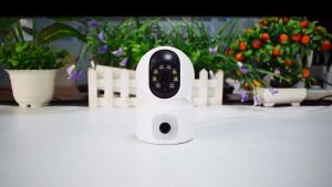 K12 dual screen wireless wifi indoor surveillance camera gun ball linkage HD 1080P binoculars home monitoring