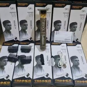 Alat Cukur Rambut Jenggot Kumis Model Vintage T9 Elektrik - Hair Clipper Professional Barber Trimmer Deteailer