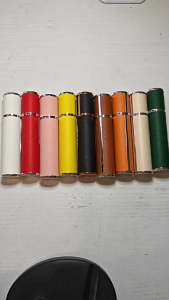 PU leather 10ml Detachable Glass Perfume Bottle - Boleh Tanggal Botol Minyak Wangi Kaca dengan Kulit PU 10ml 皮革可拆玻璃香水瓶