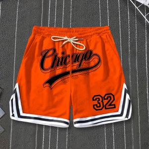 2025 Summer New Women Men Chicago 32 Printed Baskerball Short Pants Jersey Casual Beach Fitness Fashion Sports Training Shorts