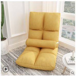 [Hàng Sẵn] Ghế Tựa Ngồi Bệt Nhung Mịn có Đồ Kê Lưng Êm Ái Sang Chảnh kèm Gối như hình