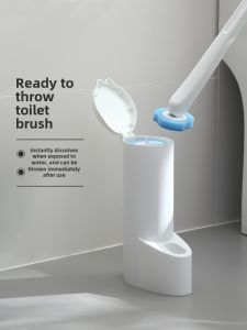 Disposable Toilet Brush No Dead Angle For Home Toilet Cleaning Brush Disposable Replacement Head Multifunctional Cleaning Gadget Suit