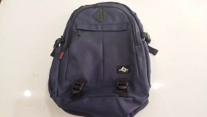Tas Ransel Backpack Pria Navy Cordura Haiga Casual Tas Punggung Tas Sekolah Kerja Kuliah Premium