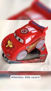 Kids Lightning McQueen Cars Glowing Toy Racing Set Boy Driving Car Cool Toys Vehicles Gift