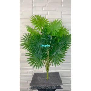 Tanaman Plastik Daun Artificial Palem Sadeng X18 Semilatex Dekorasi Ruangan Hiasan Aesthetic