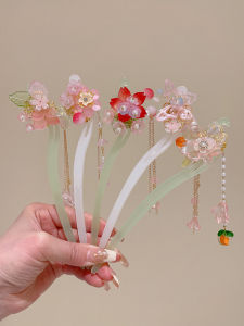 PINK EMPRESS | Antique Style Flowy Hair Accessory