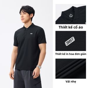 361° | Áo Polo Nam Mùa Hè Tay Ngắn Thoáng Khí Nhanh Khô