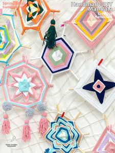 Kindergarten Middle Large Class DIY Mandalas Handmade Braiding Kit