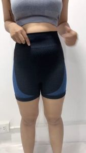 PA2 กางเกงโยคะออกกำลังกายขาสั้น เหมาะสำหรับใส่ออกกำลังกายเล่นกีฬา เสริมก้น เอวสูงเก็บพุง พร้อมส่ง