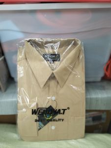 (COD)✅kemeja polos pria lengan panjang warna MOCCA✅