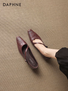 Daphne | New Autumn French Mary Jane Low Heel Commuter Flat Shoe