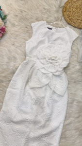 Đầm dự tiệc nữ MyDu Shop MS 2597 - Đầm ôm thiết kế đính hoa ngực sang trọng