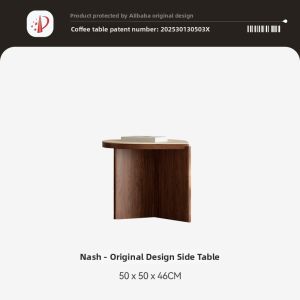 Tide leader | Vintage Irregular Shaped Coffee Table for Small Spaces