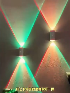 JameMirs 18-in-1 RGB LED Night Light Motion Sensor Magnetic Wall Lamp Rechargeable Ambient Room Decor Light