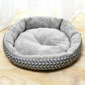 Round Cat Nest Cute Pet Sleeping Mat Warm Bed for Cats and Dogs