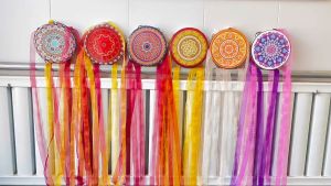 Tamborin Gereja Dengan Rumbai Alat Musik Tamborin 8inch Tamborine Gereja