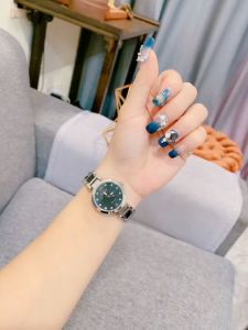 Đồng hồ nữ Sunrise mặt tròn dây kim loại đính đá kiểu lắc nhỏ xinh trẻ trung thanh lịch