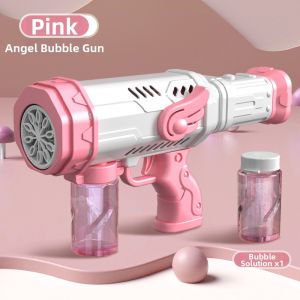 LELEMAO | Automatic Electric Gatling Gun Style Bubble Blower Toy