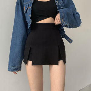 High Waist Tight Super Short Shorts Winter Outer Wear Womens Boots Hot High Waist A- line Slimming Culottes Fake Two-Piece