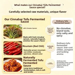 SONGNIJIA | Delicious Appetizing Chives Fermented Tofu Can