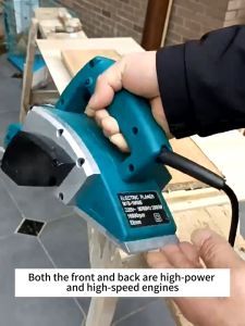 Moketa Japan Original Electric Wood Planer for Woodworking 1400W Planer Power Tool with Case plainer