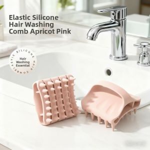 Silicone Scalp Cleaning No Damage Relaxing Hair Smoothing Comb