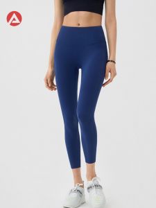 กางเกงโยคะเอวสูงขาสั้นสำหรับผู้หญิง กางเกงออกกำลังกายวิ่งฟิตเนส ยืดหยุ่นสูง น้ำหนักเบา ระบายอากาศได้ดี กางเกงออกกำลังกายฤดูร้อน