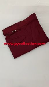 SELUAR SEKOLAH MENENGAH PENGAWAS MAROON COTTON - FH037
