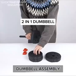 Multi-Weight Dumbbells Set 10/20/30kg / Adjustable Dumbbell / Non-Slip Dumbbell With 40cm Connectors/RainbowCulture