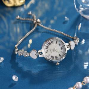 Billie Jam Tangan Wanita Model Tali Love Jam Analog Tali Serut Korea Fashion BS778