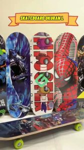 Papan Skateboard Anak Remaja / Papan Seluncur Full Set Ukuran Besar