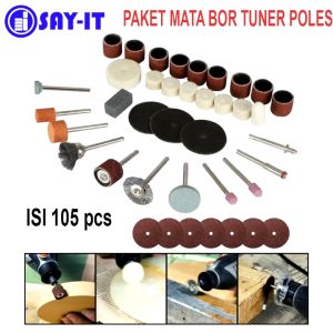 Panduan Lengkap Menggunakan Mata Bor Tuner Mini & Set Poles Amplas 105pcs