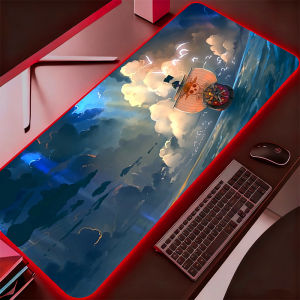 Bandai | RGB Mouse Pad One Piece Large Gamer xxl Desk mat Computer keyboard LED gaming accessories carpet Backlight mousepad