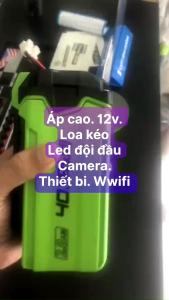 combo Pin Sạc Ultra Fire 12v 5A 10A 12Ah Chuyên Dùng Cho Loa Phóng Thanh Đèn quạt loa kéo 12v.