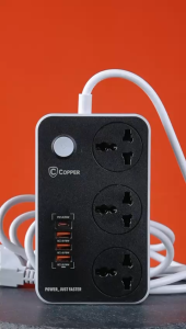 Power Socket CP1002 USB PD 20W + QC 3.0 Fast Charging ( Brand: COPPERINDO )