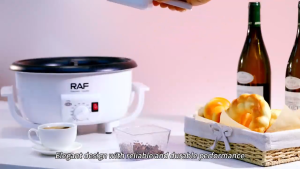 Máy rang hạt cà phê và các loại hạt tự động thương hiệu Pháp cao cấp RAF R.15601 - Công suất 800W - Bảo Hành 12 Tháng