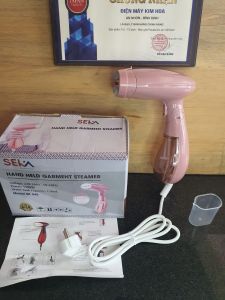 Bàn là hơi nước cầm tay Seka SK-545 công suất 1500w bàn ủi hơi nước mini du lịch gập gọn
