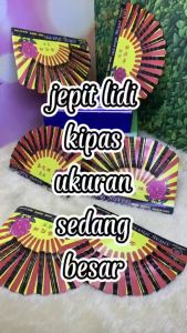 Jepit Lidi Kipas Besar / Hair Grips Jepit Sanggul / Jepit Biting Hitam