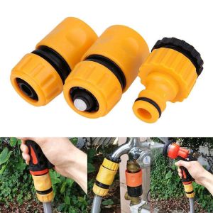 3Pcs/set Water Tap Quick Connector Adapter 3/4 " 1/2 " Irrigation Hose Connector Fast Coupling Adaptor Garden Tool Car Wash Water Pipe Accessory